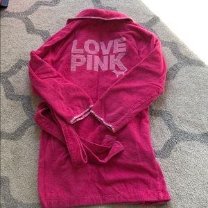Victoria secret pink robe
